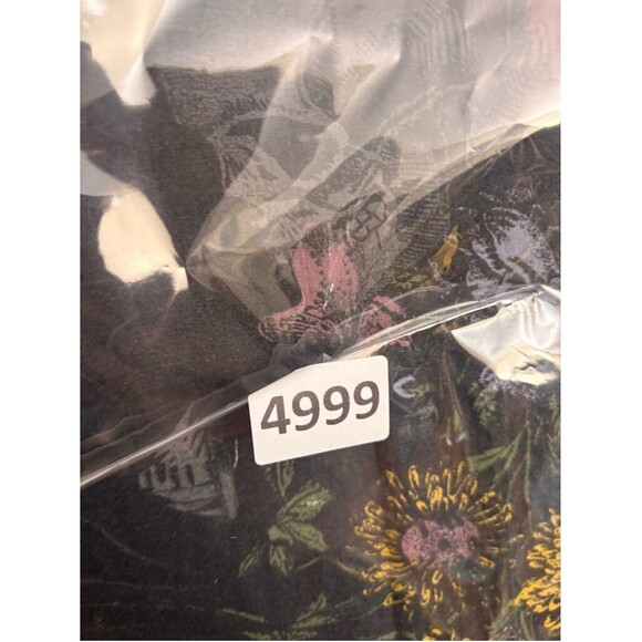 Quiksilver Floral Button Up Shirt Men's Size M Brown - Picture 9 of 9